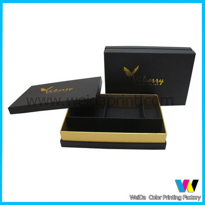 Persional Customized Foiled Printed Paper Packaging Boxes with Devider