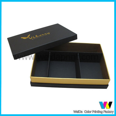 Persional Customized Foiled Printed Paper Packaging Boxes with Devider