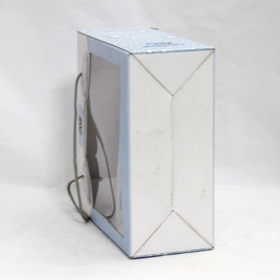 Square Cardboard Recycled Paper Gift Boxes with PCV Window for Milk Powder Toy Packaging