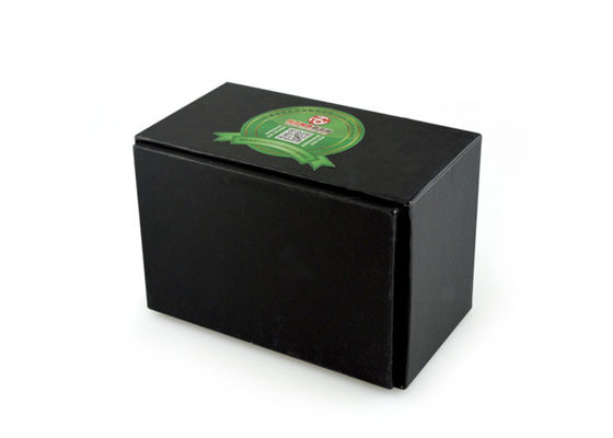 Eco-friendly Black Recycled Paper Gift Boxes for Watches and Crafts