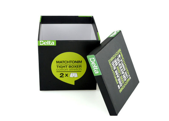 Square Recycled Paper Gift Boxe For Food , Gift , Bath Bead Packaging