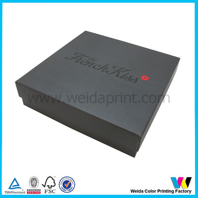 Eco-friendly Lid and Bottom Paper Packaging Boxes with Logo Pirnting