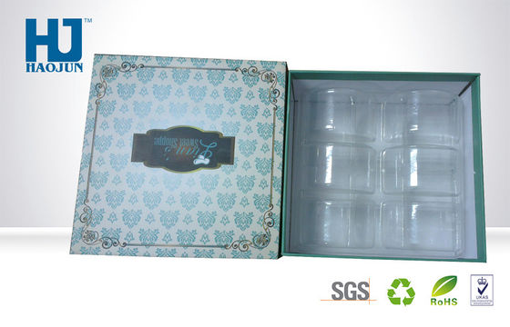 1200g grey board & 128g art paper Cardboard Packing Boxes for Macarons , Decorative Gift Boxes