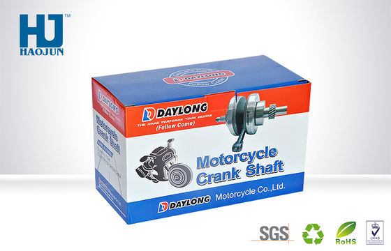 Offset Printed Cardboard Packing Boxes With Handle For Motorcycle Accessories
