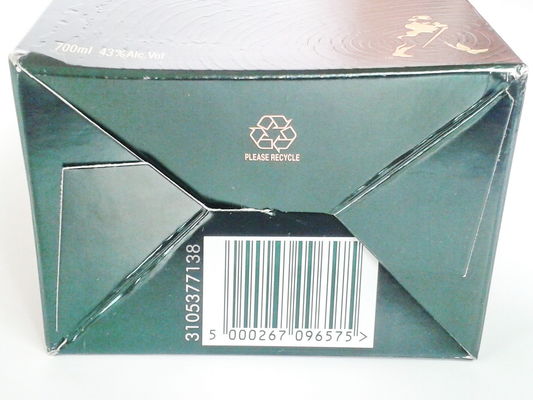 High-End Gift Bottle Packaging Box For Wine, Foil Stamping / Embossed Card Paper Wine Packaging Boxes