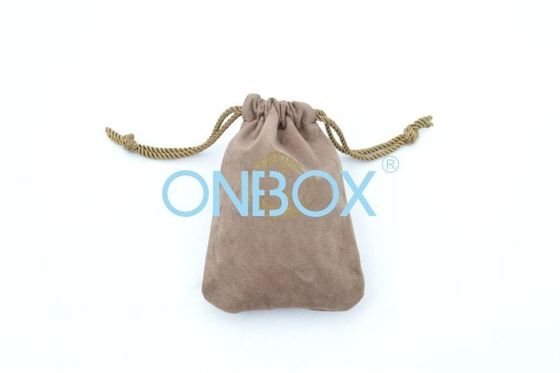 Small velvet drawstring jewelry pouch / gift fabric drawstring bags for pendants
