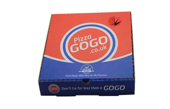 Custom 10 Inch Paper Packaging Boxes , Round Pizza Packaging Box 150gsm