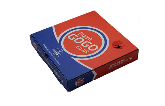 Custom 10 Inch Paper Packaging Boxes , Round Pizza Packaging Box 150gsm