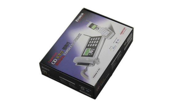 Glossy Lamination Cardboard Paper Packing Boxes For Telephone Call