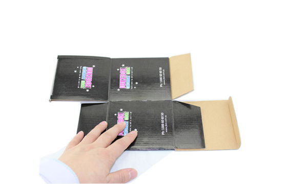 Black Paper Gift Box / Corrugated Print Packaging Boxes For Electronics