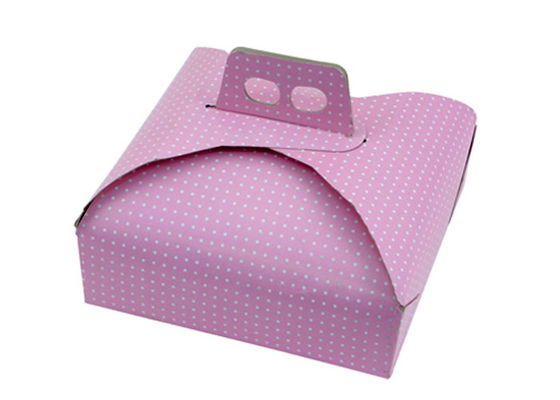 foldable Eco-friendly Custom Printed Paper Packaging Boxes With Handle