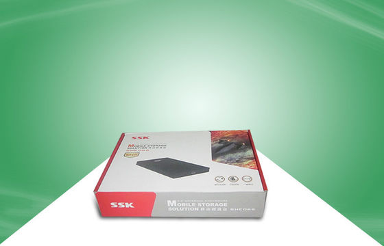 Recyclable Corrugated Cardboard Paper Packaging Boxes With Flock Finish Vacuum Formed Insert