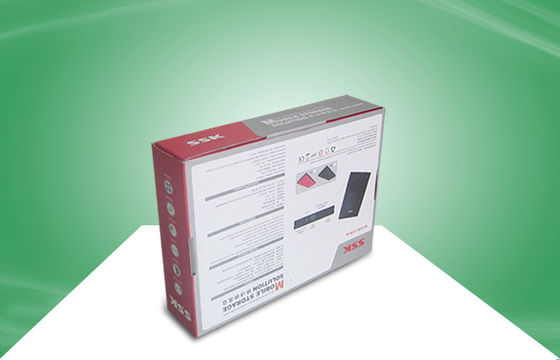 Recyclable Corrugated Cardboard Paper Packaging Boxes With Flock Finish Vacuum Formed Insert