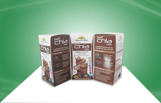 Fruit Juice Paper Packaging Boxes Recyclable with Auto - lock