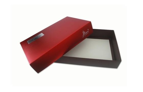Eco - Friendly Red Matt Laminated Cardboard Boxes For Festival