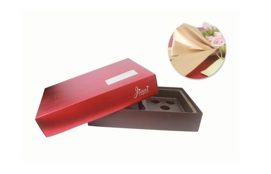 Eco - Friendly Red Matt Laminated Cardboard Boxes For Festival