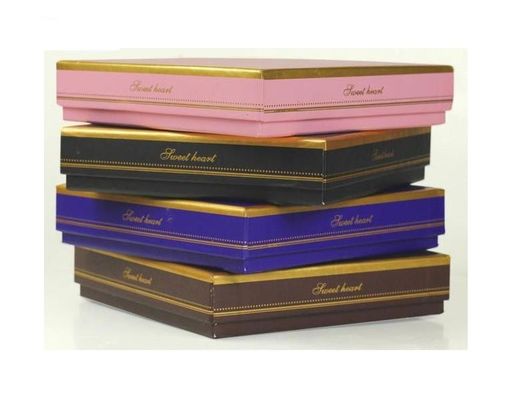 Square Small Cardboard Gift Boxes , Cardboard Gift Packaging Boxes