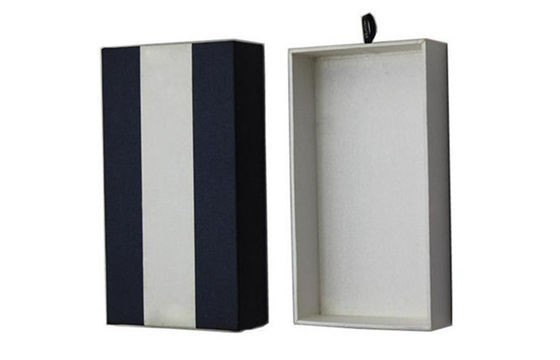 Black Recycled Cardboard Gift Boxes , Small Gifts Packaging Offset printing