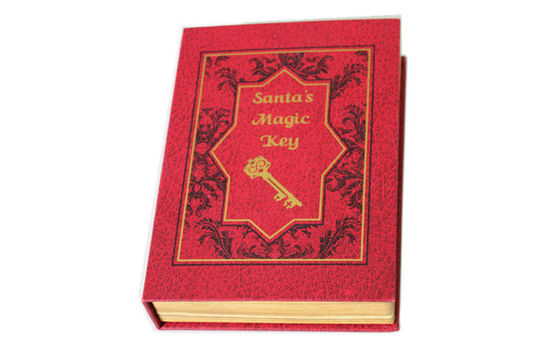 Clamshell Magic Key Cardboard Gift Boxes , Book Shaped Gift Box With EVA Inside