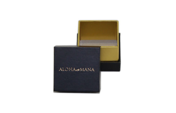 Eco-friendly Jewelry Packaging Gift Box with Gold Stamping