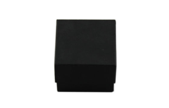 Black Gift Boxes Packaging / Telescope Box Cover Up And Down