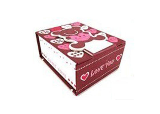 Custom red decorative fancy paper / Ivory board gift packaging box of AI / PDF / CDR