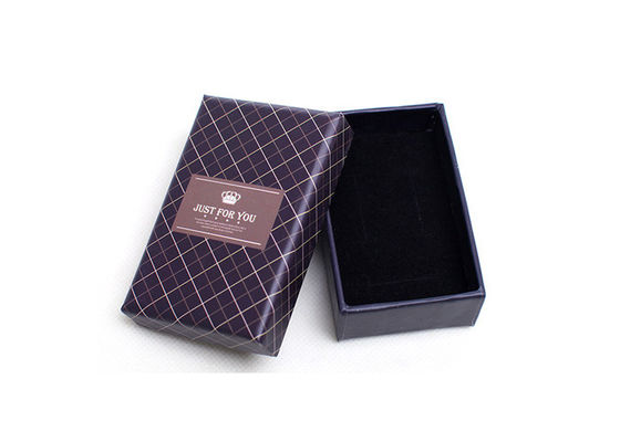 Rectangle printed ring Recycled Cardboard Gift Boxes , AI / PDF / CDR small box