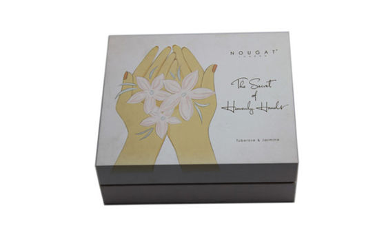 Colorful Printed Recycled Cardboard Gift Boes , Cosmetics gift box