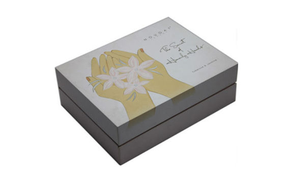 Colorful Printed Recycled Cardboard Gift Boes , Cosmetics gift box