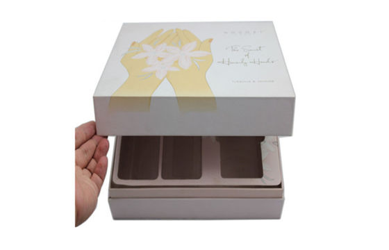 Colorful Printed Recycled Cardboard Gift Boes , Cosmetics gift box