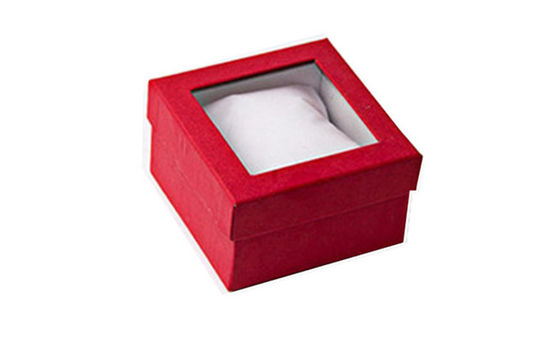 Eco-Friendly Gift Box Watch Packaging with Clear Plastic Window