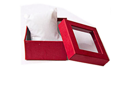 Eco-Friendly Gift Box Watch Packaging with Clear Plastic Window