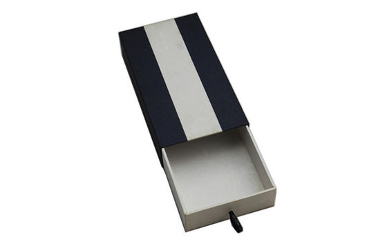 Black Recycled Cardboard Gift Boxes , Small Gifts Packaging Offset printing