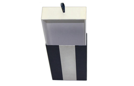 Black Recycled Cardboard Gift Boxes , Small Gifts Packaging Offset printing