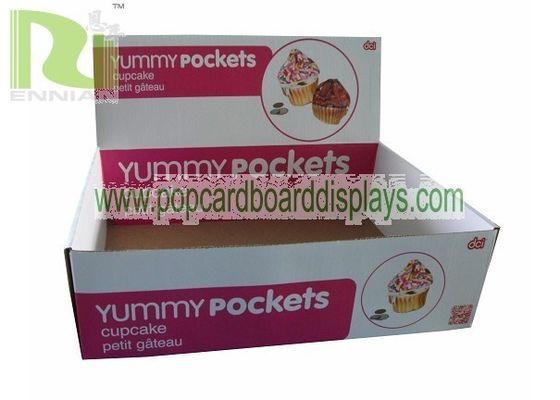 Pockets Cardboard Gift Box Customized Point Of Purchase Corrugated Carton Box ENCA017