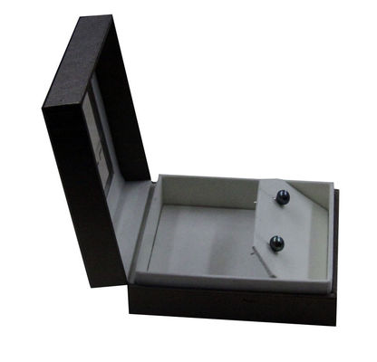 Jewlery Keepsake Gift Boxes Cafe Cardboard PVC Window Customized size