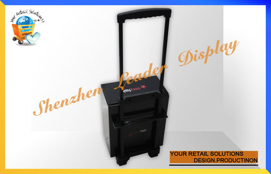 Advertising Promotional Paper Trolley , Corrugated Cardboard Trolley Box