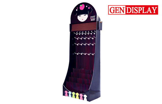 Stable Cardboard Hook Display Rack , Earphone Cardboard Display Boxes