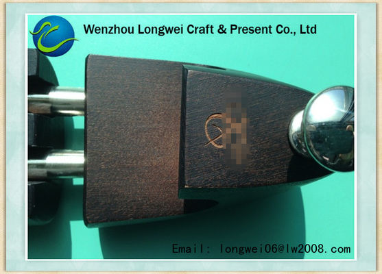 Men Polish Wooden Cedar Shoe Trees Two-tube with Color Painted