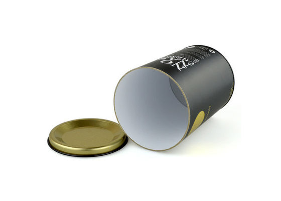 Beautiful Labling Cardboard Tube Packaging , Customized Wine Cap Package