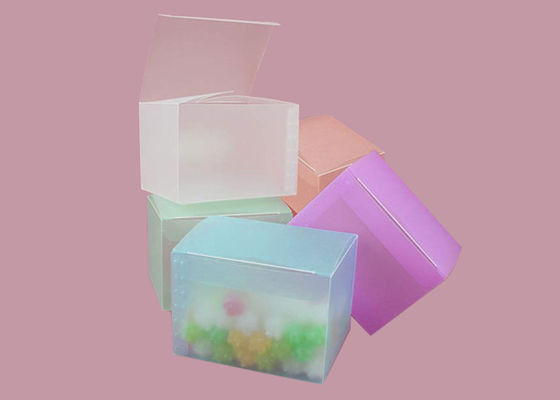 Rectangle Recyclable fashionable Clear Plastic Candy PVC Packing Box
