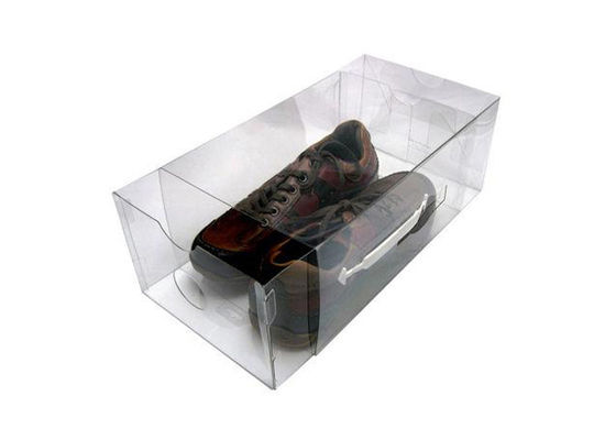 CMYK / PMS Plastic Packaging Boxes , Environmental pp Shoe Drawer Box