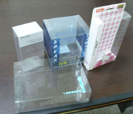 Eco Friendly Clear Plastic Folding Boxes , PP PVC Printing Box
