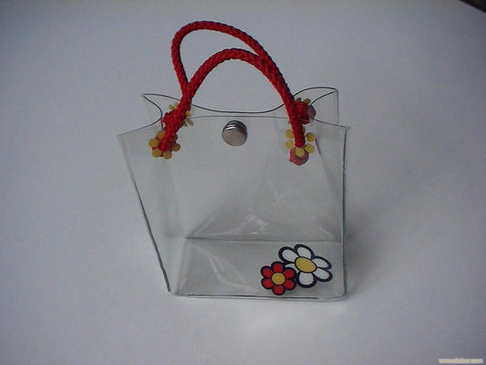 Durable Biodegradable Plastic Bags , transparent PP Side Gusset Bag