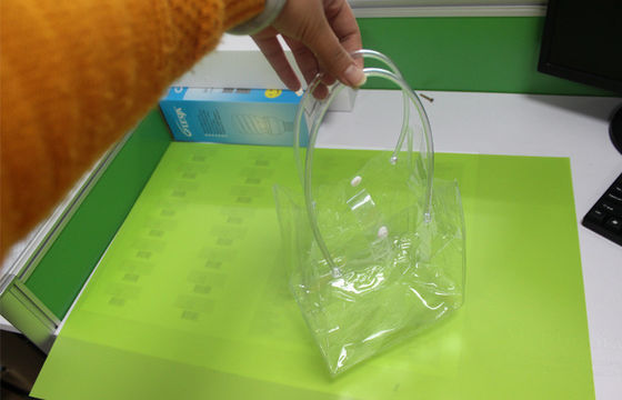 clear button close Biodegradable Plastic Bags , recycling shopping bag