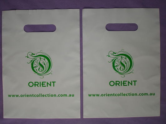 Disposable Cornstarch Biodegradable Plastic Bag With Handle Hole