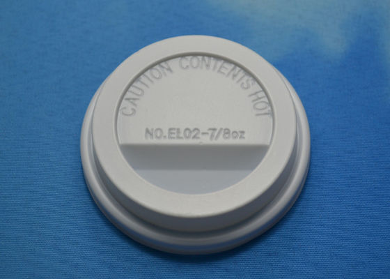 Biodegradable 4oz / 6.5oz Hot Drinking Paper Cup Lids For Coffee Mugs