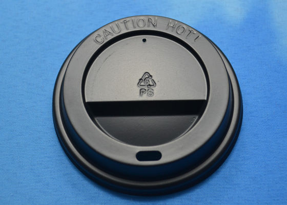 Biodegradable 4oz / 6.5oz Hot Drinking Paper Cup Lids For Coffee Mugs