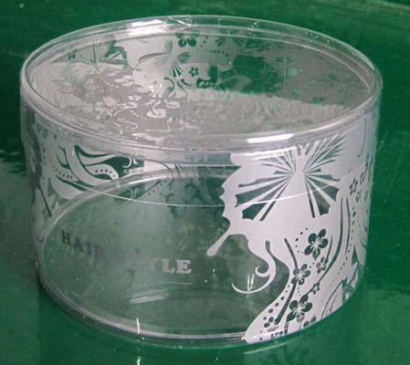 Eco Friendly Clear Plastic Cylinder , Clear Plastic Boxes With Lids