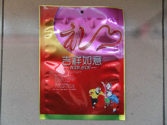 Customized Food Packaging Clear Plastic Ziplock Bags for Cookies / Dry Fish